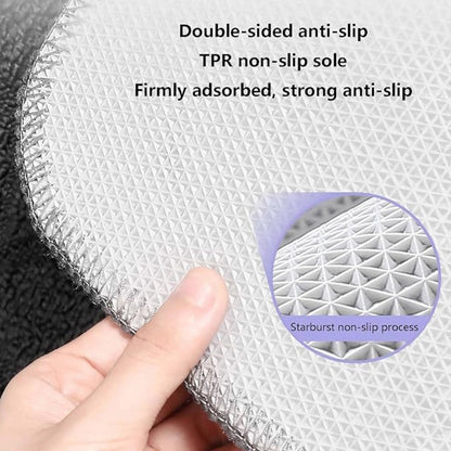 Tapis de sol ergonomique antidérapant de luxe bleu marine anti-fatigue