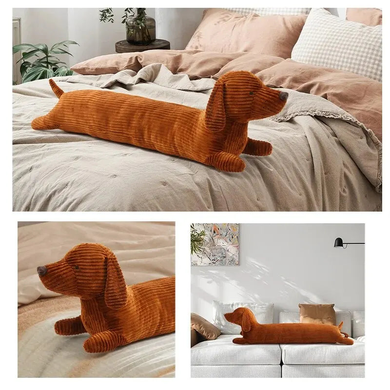 Chien jouet câlin - DogPillow - Fluffy - Doux et durable - Teckel