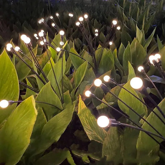Floroux - Lampe solaire à lucioles à trois têtes