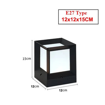 Floroux – Lampe de colonne extérieure pour éclairage d'entrée