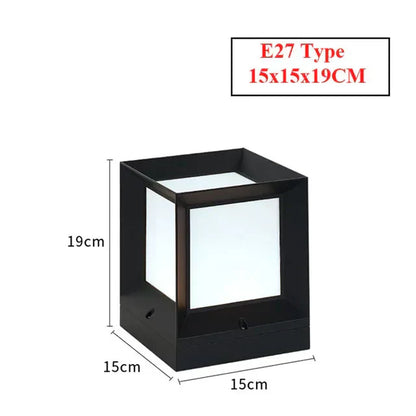 Floroux - Lampe sur pied extérieure pour portails et allées