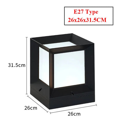 Floroux - Lampe sur pied extérieure pour portails et allées