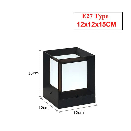 Floroux - Lampe sur pied extérieure pour portails et allées