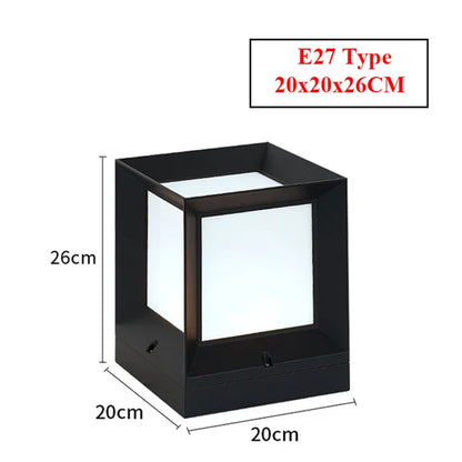 Floroux - Lampe sur pied extérieure pour portails et allées