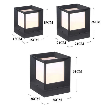 Floroux - Lampe sur pied extérieure pour portails et allées