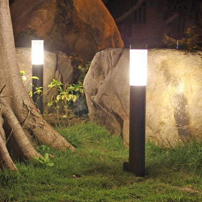 Floroux - Lampe de jardin en acier inoxydable