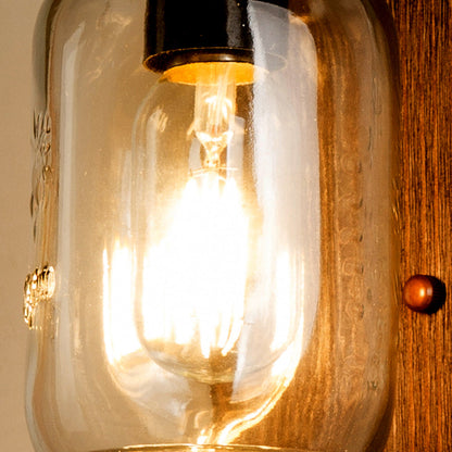 Floroux | Lampe murale en verre rustique