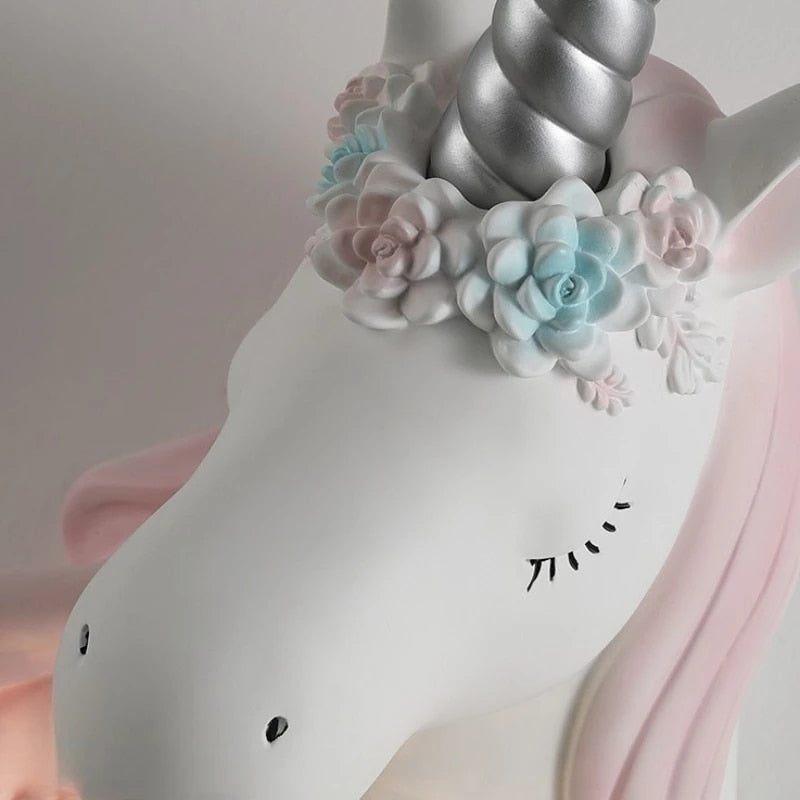 Lampe murale licorne magique pour enfants – Lumière ludique et chaude