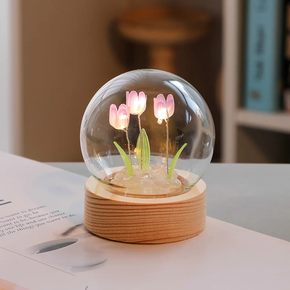 Floroux - Lampe de bureau Tulipe