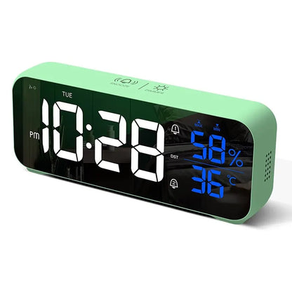 SonHorloge – Horloge de Bureau Musicale avec Fonction Alarme et Contrôle Vocal