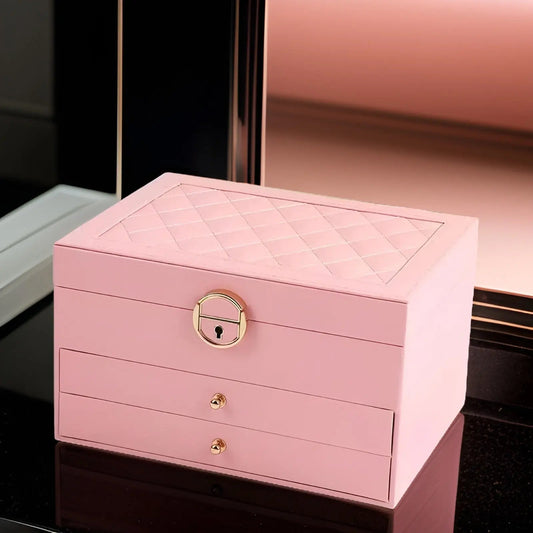Boîte à bijoux multi-niveaux luxueuse – EleganceBox