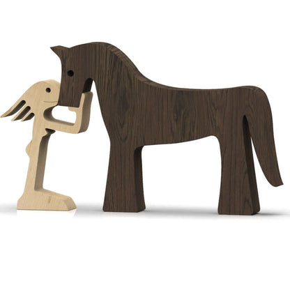 Animaux en bois danois Ornements