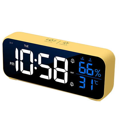 SonHorloge – Horloge de Bureau Musicale avec Fonction Alarme et Contrôle Vocal