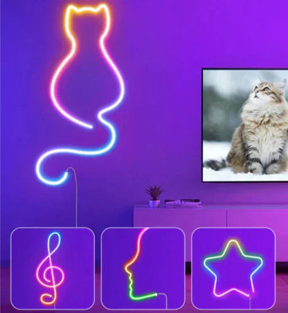 Floroux | Bande LED Néon Intelligent - Éclairage Néon Beau et Lumineux