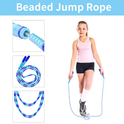 FlexiRope – Corde à sauter à perles réglable pour fitness
