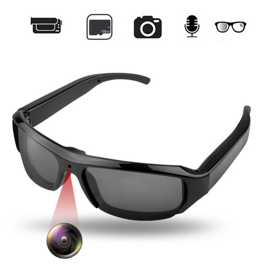 AdventureVision Lunettes de soleil - Caméra sportive 1080P élégante