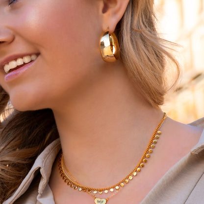 BoldAura Boucles d'oreilles - Grandes boucles d'oreilles statement