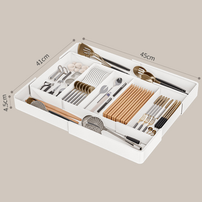 Boîte de rangement ajustable
