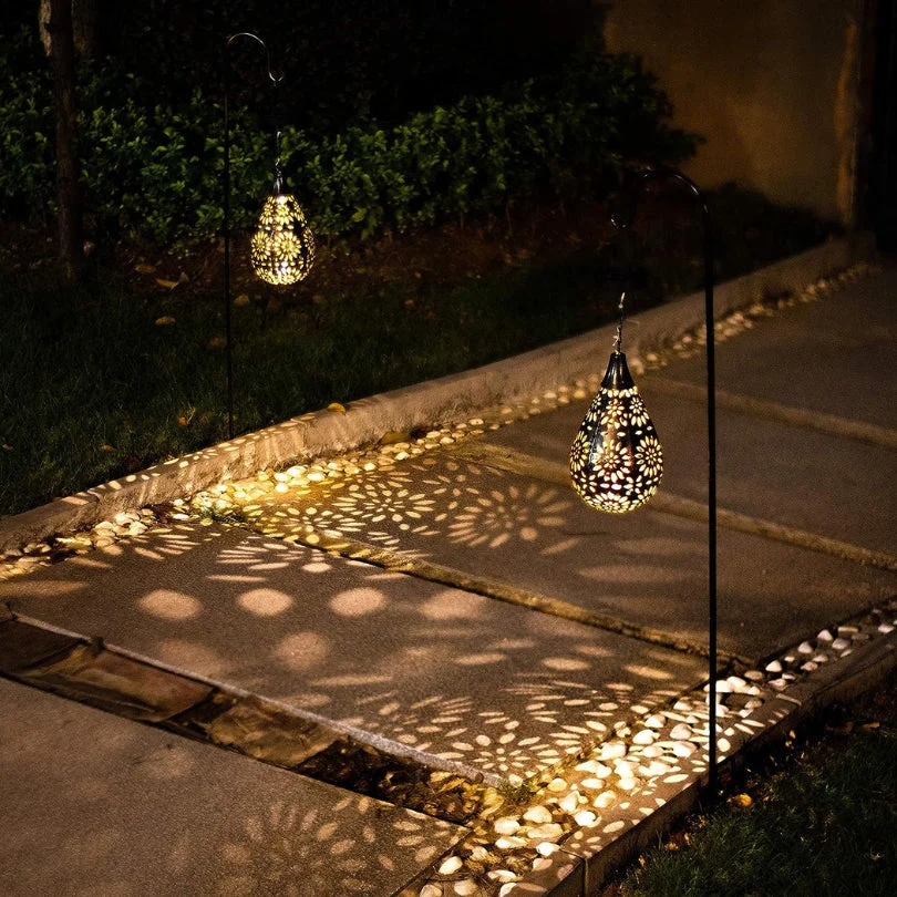 Luminaires suspendus d'extérieur à énergie solaire – LumaBright