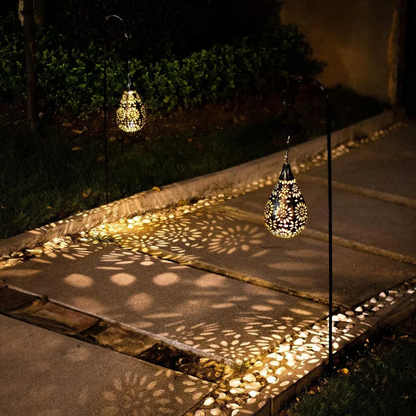 Luminaires suspendus d'extérieur à énergie solaire – LumaBright