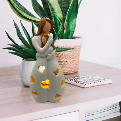 EternalBond - Support bougie élégante Mère et Fille