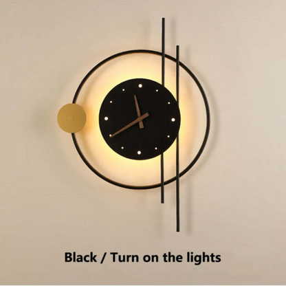 Horloge murale LED moderne - Chronos