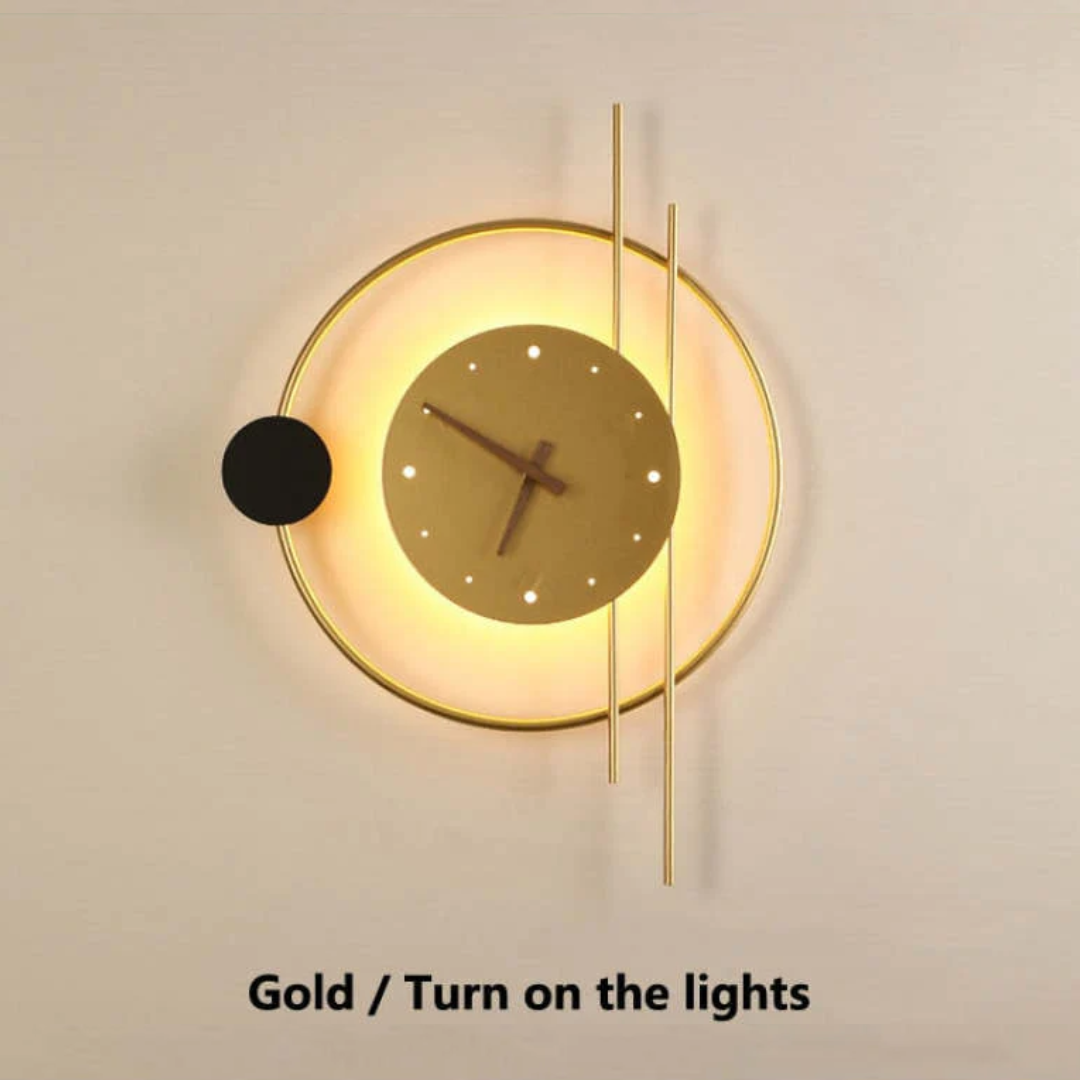 Horloge murale LED moderne - Chronos
