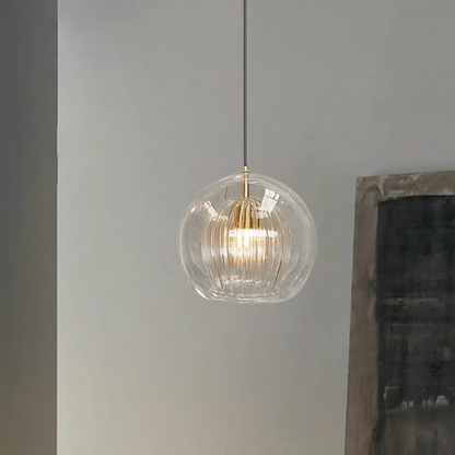AuroraSphere - Élégante Lampe Suspendue LED en Forme de Boule