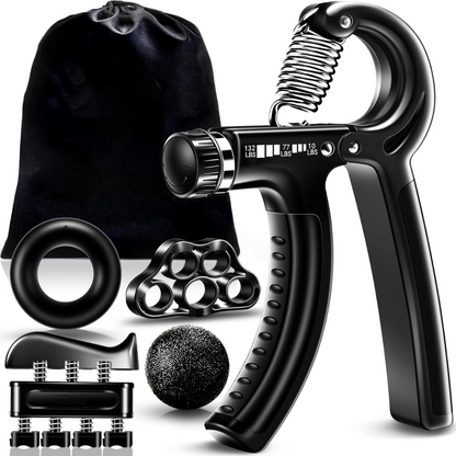 GripMaster - Ensemble de renforcement de main réglable (5 pièces)