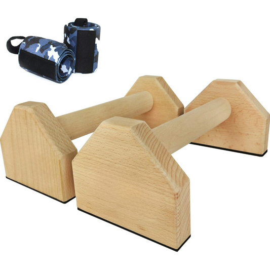 Calisthenics PowerBars – Supports de pompes en bois robustes