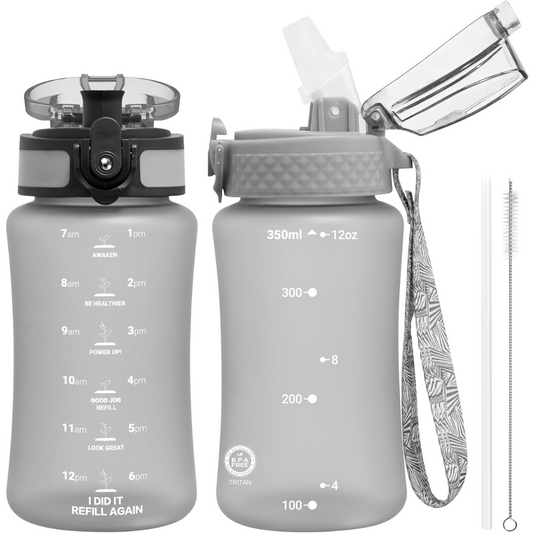 EcoFlow - Bouteille d'eau Tritan réutilisable avec paille