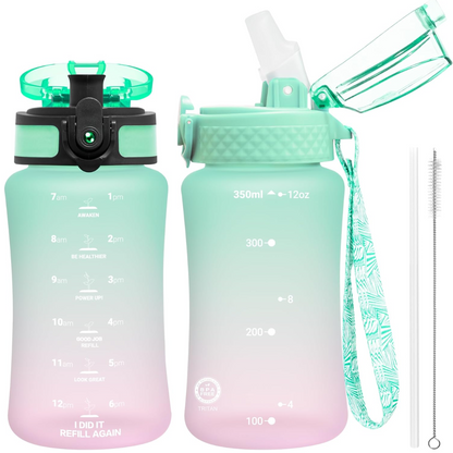 EcoFlow - Bouteille d'eau Tritan réutilisable avec paille