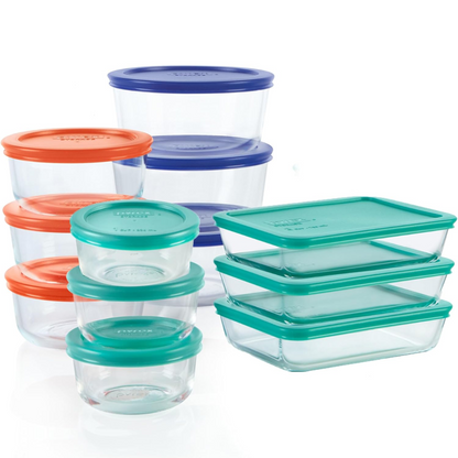 GlassKeeper - Set de 12 pots de stockage