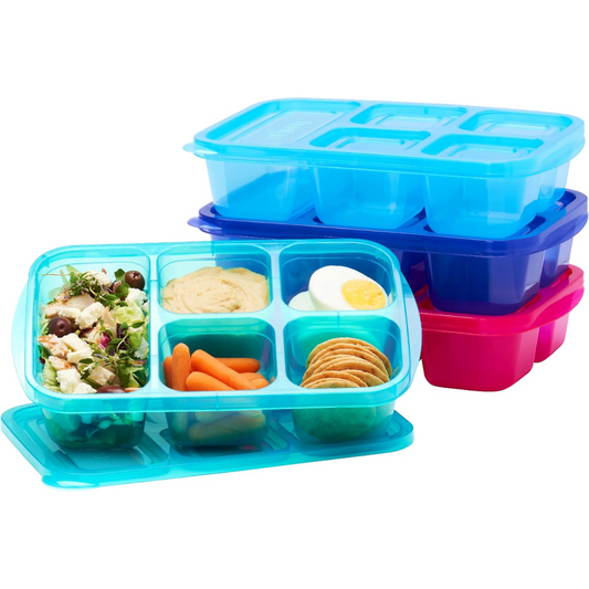 EcoStore - Boîtes de rangement durables à 5 compartiments Ensemble de 8