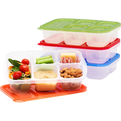 EcoStore - Boîtes de rangement durables à 5 compartiments Ensemble de 8
