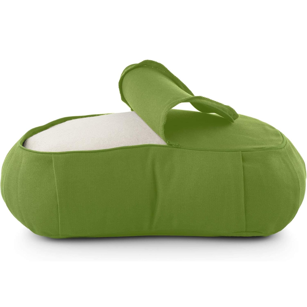 EcoCalm – Coussin de méditation incurvé en coton bio