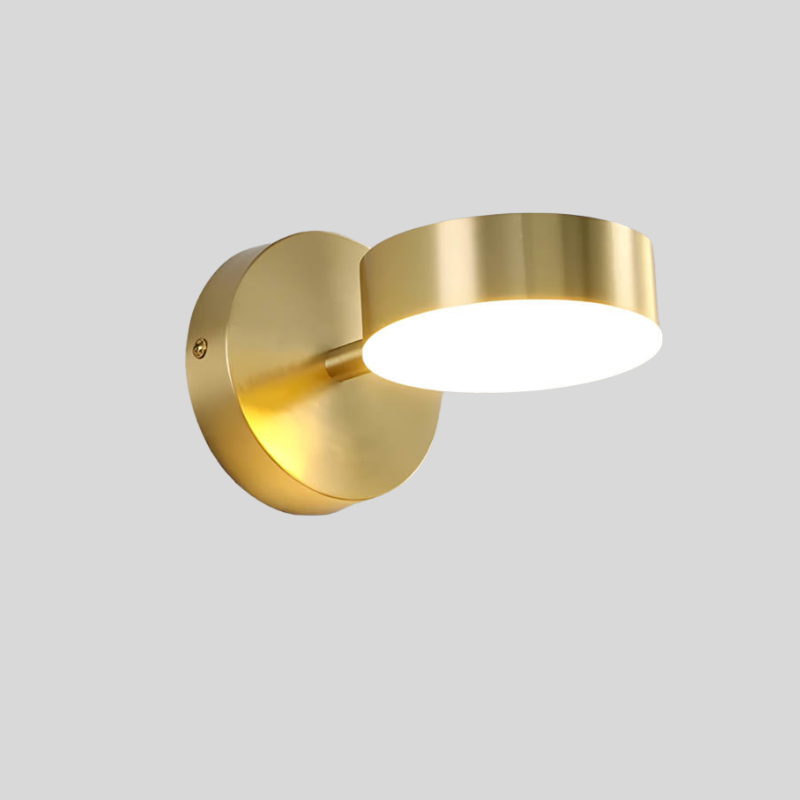 Lumières Murales Cuivrées LuxLight - Appliques LED Style Scandinave Moderne