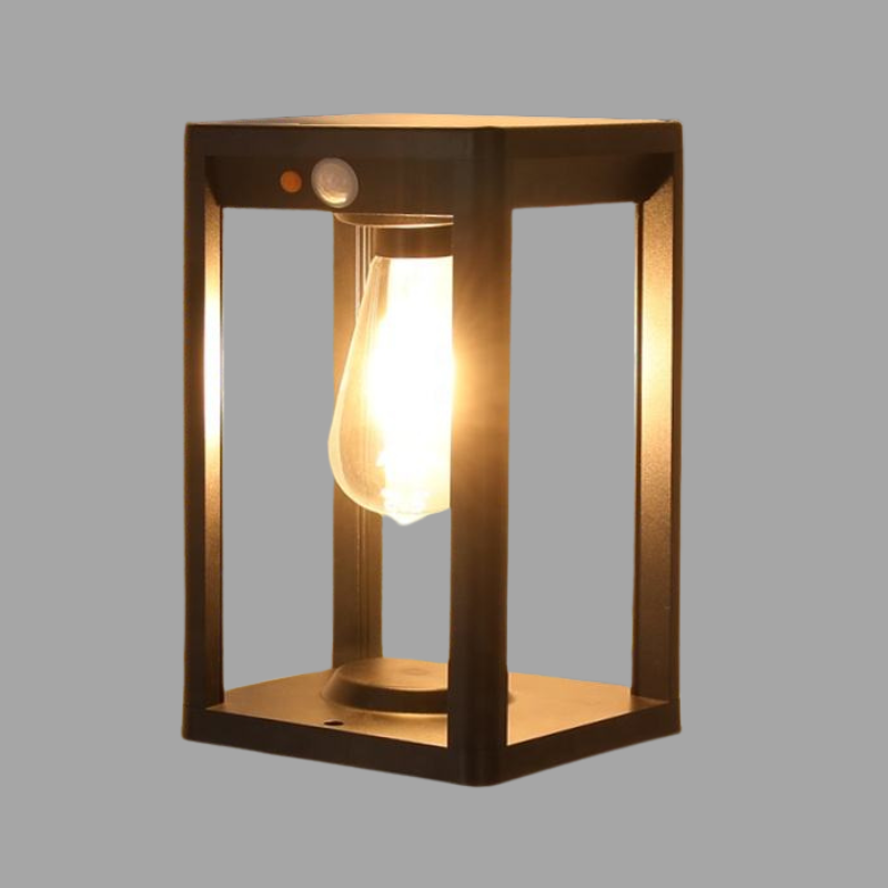 Floroux Solar Column Lamp | Powered by Solar Energy | Weather Resistant | Outdoor Lighting for Garden & Terrace
