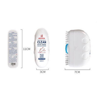 Brosse à chaussures 2-en-1