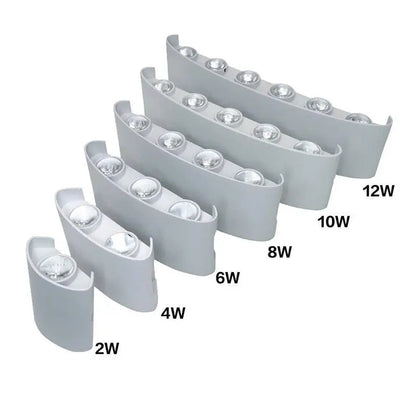 Luminova - Applique LED moderne étanche pour un usage intérieur et extérieur