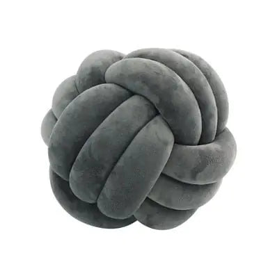 Coussin de lancer en balles nouées décoratives PlushKnot