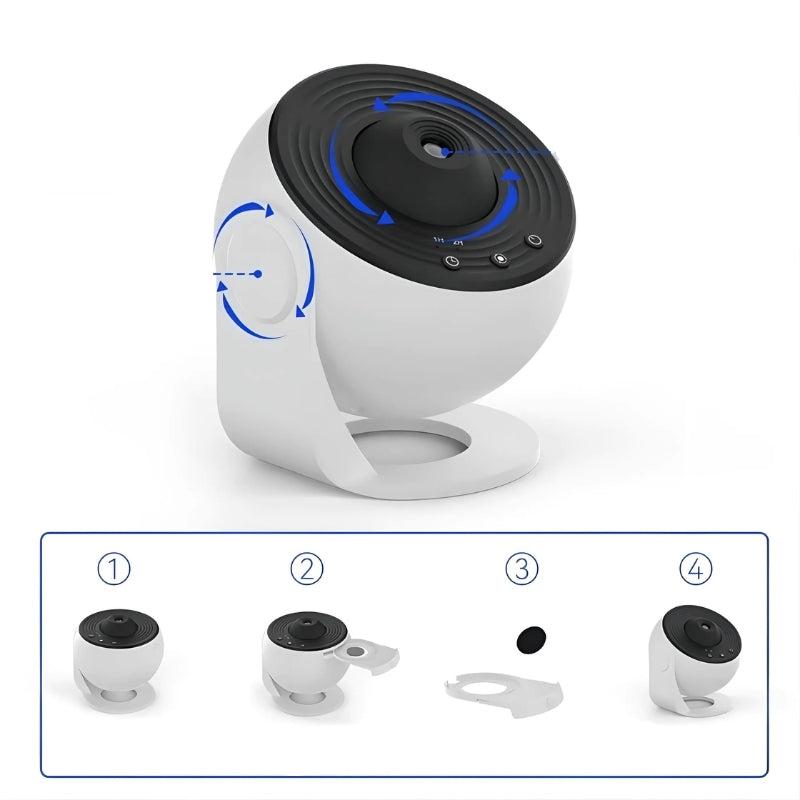 Floroux - Projecteur d'étoiles de planète à 360°