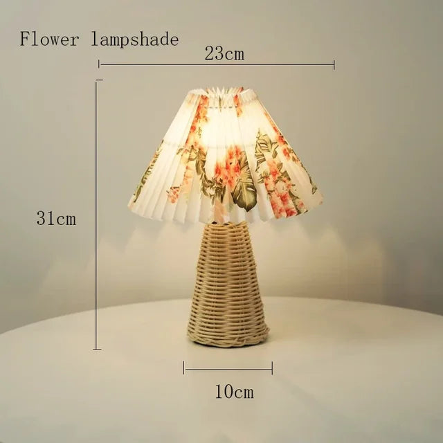 Floroux - Lampe de table vintage pliante