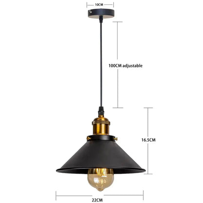 LumièreVintage - Suspension Rétro Élégante