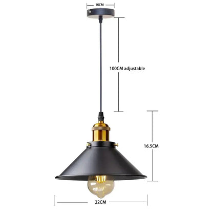 LumièreVintage - Suspension Rétro Élégante