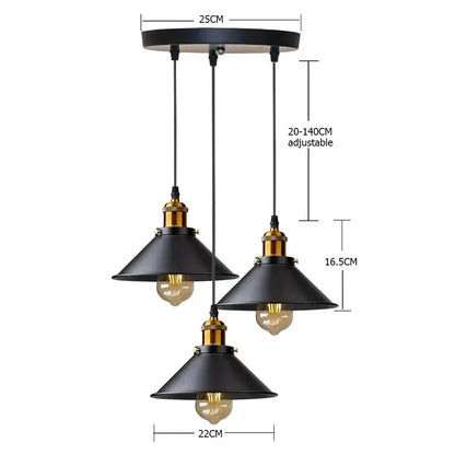 LumièreVintage - Suspension Rétro Élégante