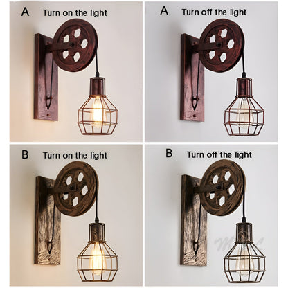 Applique Murale LED Vintage Luxe – Éclairage de Style Industriel de ShineGlow
