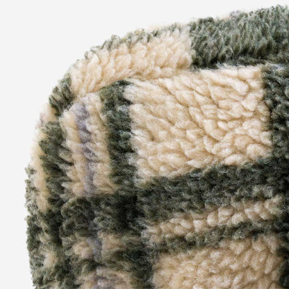 Canapé-lit vintage à carreaux lavable et confortable pour chien et chat