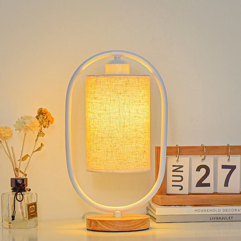 Élégance Intemporelle - Lampe LED en Bois Vintage avec Fonction Dimmable