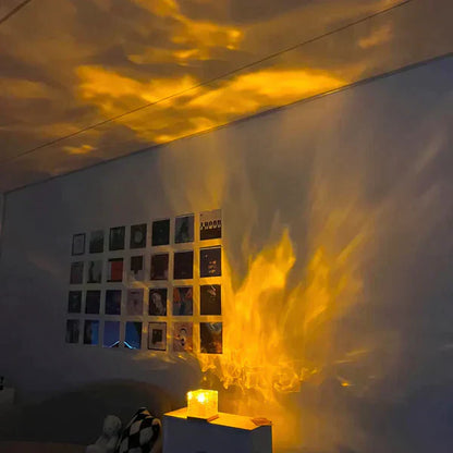 Lampe de table en forme de cube
